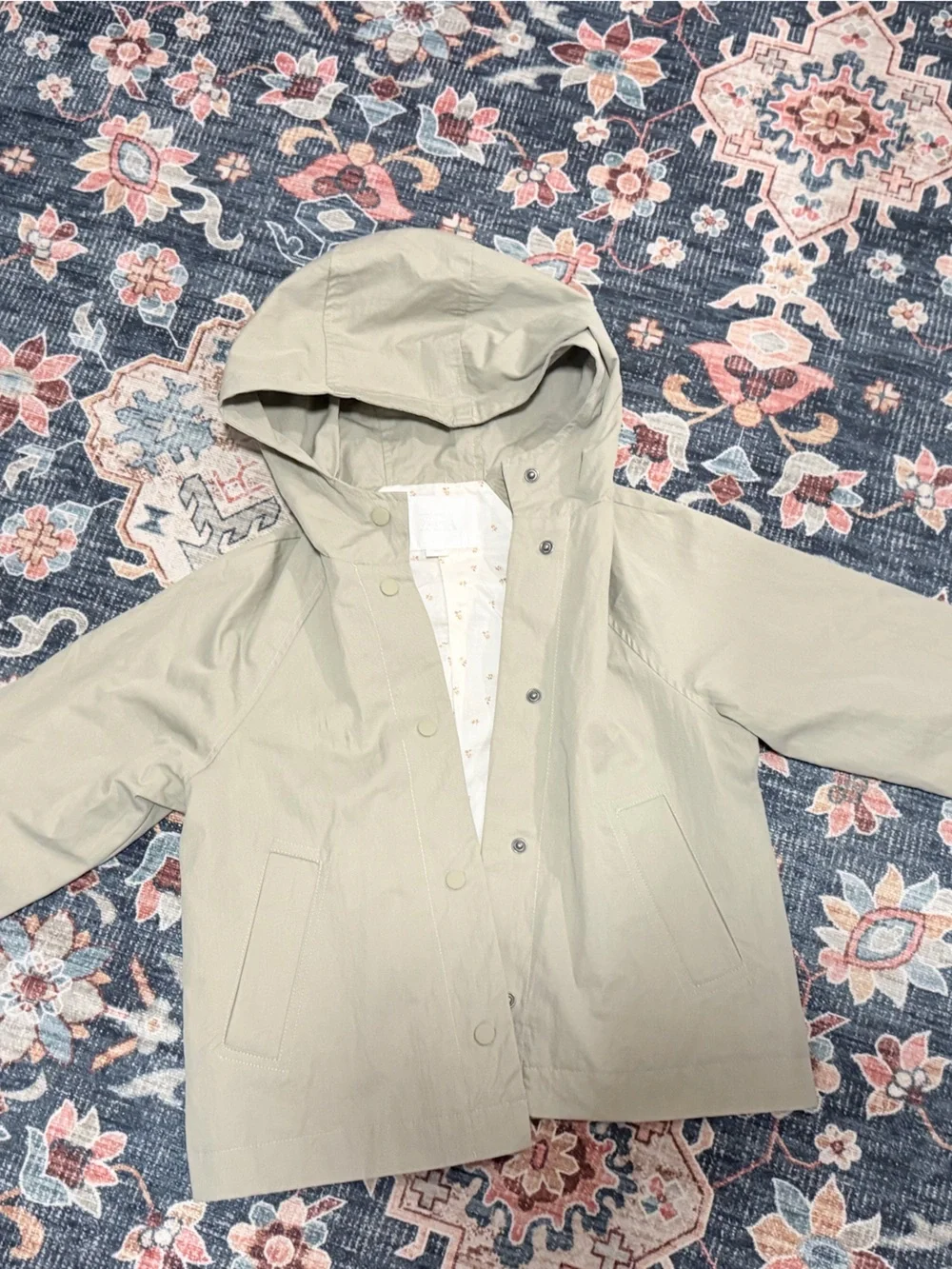 Zara Light Pink Hooded Kids Jacket